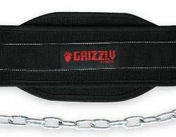 WebCitz - The Fitness Store Grizzly Woven Nylon Pro Dip / Pull Up Belt Lifting Belts