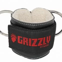 WebCitz - The Fitness Store Grizzly 3" Padded Leather Ankle Strap