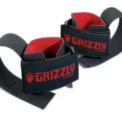 WebCitz - The Fitness Store Grizzly Deluxe Wrist Lifting Straps W/ Wrist Wraps