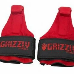 WebCitz - The Fitness Store Lifting Straps Grizzly Lifting Hooks With Neoprene Wrist Wraps