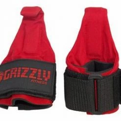 WebCitz - The Fitness Store Lifting Straps Grizzly Lifting Hooks With Neoprene Wrist Wraps