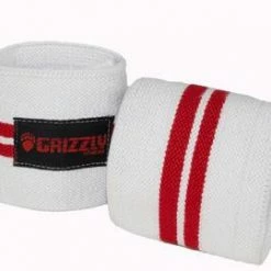 WebCitz - The Fitness Store Sports Medical Grizzly Red Line Wrist Wraps