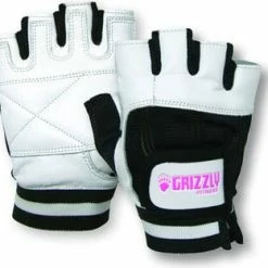WebCitz - The Fitness Store Grizzly Paw Premium Leather Weight Training Gloves Lifting Gloves