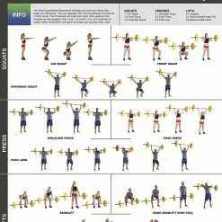 WebCitz - The Fitness Store Accessories Fighthrough Fitness 9 Foundational Movements Workout Poster