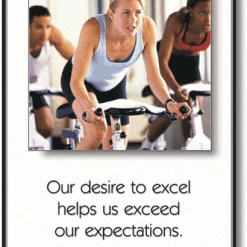 WebCitz - The Fitness Store Accessories Excel Motivational Poster