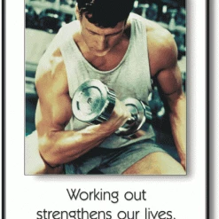 WebCitz - The Fitness Store Working Out Motivational Poster