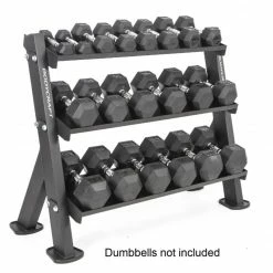 WebCitz - The Fitness Store BodyCraft F530 3-TIER DUMBBELL / ACCESSORY RACK Free Weights