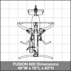 WebCitz - The Fitness Store Body Solid Fusion F600 Personal Trainer Gym Systems