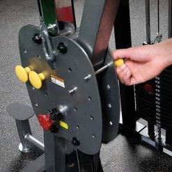 WebCitz - The Fitness Store Dual Station Machines Body Solid Weight Assist Knee Raise, Dip And Chin Station