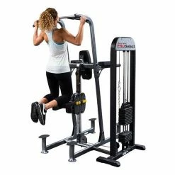WebCitz - The Fitness Store Dual Station Machines Body Solid Weight Assist Knee Raise, Dip And Chin Station