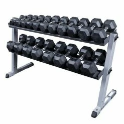 WebCitz - The Fitness Store Body Solid Two Tier Dumbbell Rack