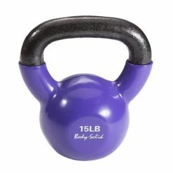 WebCitz - The Fitness Store Body Solid Color Coded, Vinyl Dipped Kettlebells - Lbs Free Weights
