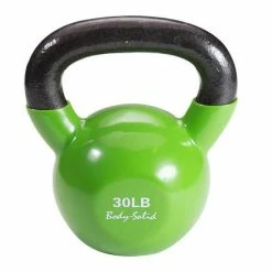 WebCitz - The Fitness Store Body Solid Color Coded, Vinyl Dipped Kettlebells - Lbs Free Weights