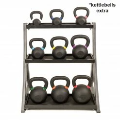 The Fitness Store Paradigm Fitness 3 Tier Kettlebell Rack