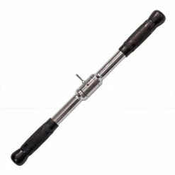 WebCitz - The Fitness Store Body Solid Solid Steel Rubber Grip Revolving Straight Bar
