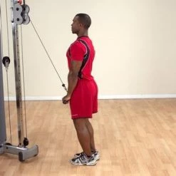 WebCitz - The Fitness Store Body Solid Solid Steel Rubber Grip Revolving Straight Bar