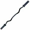 WebCitz - The Fitness Store Body Solid Olympic Curl Bar - Black Free Weights