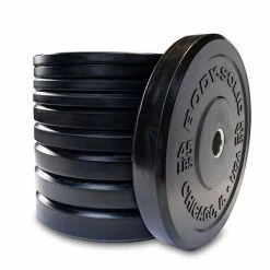 WebCitz - The Fitness Store Body Solid 260 Lb Chicago Extreme Bumper Plate Set