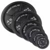 WebCitz - The Fitness Store Body Solid Black Cast Iron Olympic Plates - Each Free Weights