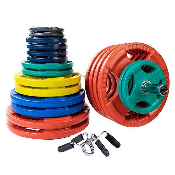 WebCitz - The Fitness Store Free Weights Body Solid 500 Lb Color Rubber Grip Olympic Weight Set 3 WebCitz - The Fitness Store Free Weights Body Solid 500 Lb Color Rubber Grip Olympic Weight Set