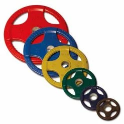 WebCitz - The Fitness Store Body Solid Color Rubber Grip Olympic Plates - Each Free Weights
