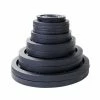 WebCitz - The Fitness Store Free Weights Body Solid 255 Lb Cast Iron Olympic Plate Set
