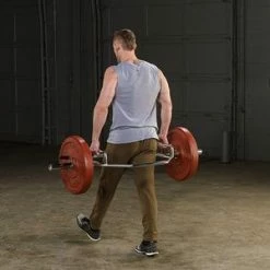 WebCitz - The Fitness Store Body Solid Olympic Trap Bar With Raised Handles Free Weights