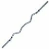 WebCitz - The Fitness Store Free Weights Body Solid Standard Curl Bar - Chrome