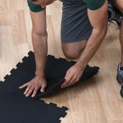 WebCitz - The Fitness Store Body Solid Tools 10.8 Sq Ft Interlock Floor Matting Accessories