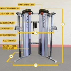 WebCitz - The Fitness Store Gym Systems Body Solid Pro Club Line Series II Functional Trainer