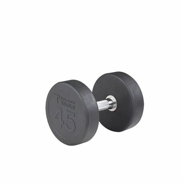 WebCitz - The Fitness Store Body Solid Rubber Round Dumbbells - Each Free Weights 12 WebCitz - The Fitness Store Body Solid Rubber Round Dumbbells - Each Free Weights