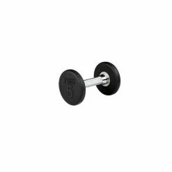 WebCitz - The Fitness Store Body Solid Rubber Round Dumbbells - Each Free Weights
