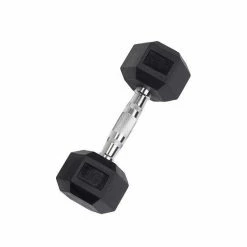 WebCitz - The Fitness Store Body Solid Rubber Hex Dumbbells - Each