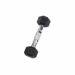 WebCitz - The Fitness Store Body Solid Rubber Hex Dumbbells - Each