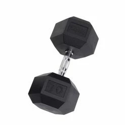 WebCitz - The Fitness Store Body Solid Rubber Hex Dumbbells - Each