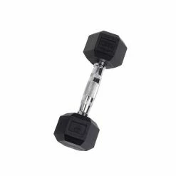 WebCitz - The Fitness Store Body Solid Rubber Hex Dumbbells - Each