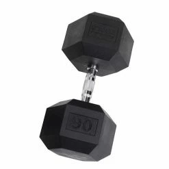 WebCitz - The Fitness Store Body Solid Rubber Hex Dumbbells - Each