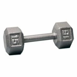 WebCitz - The Fitness Store Free Weights Body Solid Standard Hex Dumbbells - Each