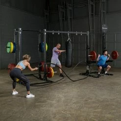 The Fitness Store Gym Systems Body Solid Full SPR500BACK Full Commercial Extended Half Rack