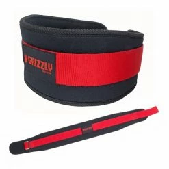 WebCitz - The Fitness Store Grizzly Soflex Nylon Pro Weight Training Belt Lifting Belts