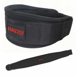 WebCitz - The Fitness Store Grizzly Soflex Nylon Pro Weight Training Belt Lifting Belts