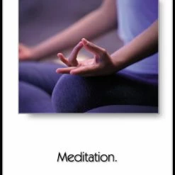 WebCitz - The Fitness Store Meditation Poster