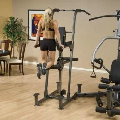 WebCitz - The Fitness Store Body Solid Knee Raise, Dip And Chin Up Station