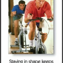 WebCitz - The Fitness Store Young And Healthy Motivational Poster Accessories