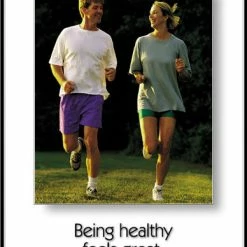 WebCitz - The Fitness Store Being Healthy Motivational Poster Accessories