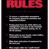 WebCitz - The Fitness Store Algra Fitness Center Rules Poster