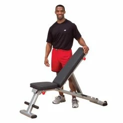 WebCitz - The Fitness Store Gym Systems Body Solid GFID225 Folding Flat-Incline-Decline Bench