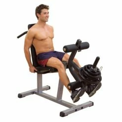 WebCitz - The Fitness Store Body Solid 2" X 3" Leg Curl / Leg Extension Machine Plate Loaded