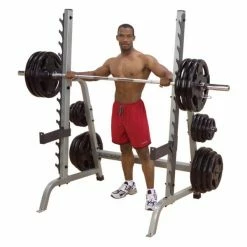 WebCitz - The Fitness Store Body Solid 2" X 3" Multi-Press Rack Gym Systems