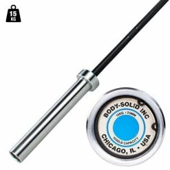 WebCitz - The Fitness Store Body Solid Women's 15Kg Multipurpose Olympic Barbell Free Weights